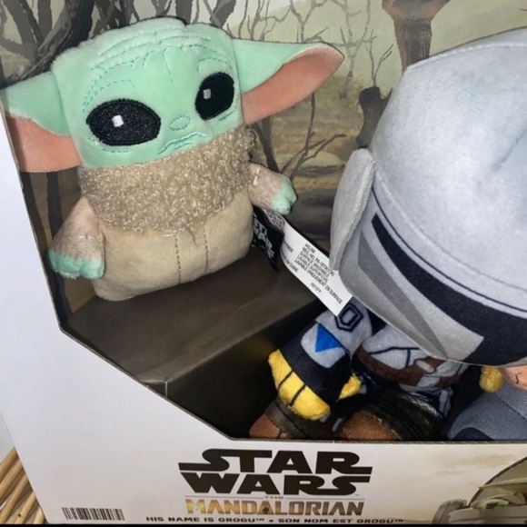 Mattel Star Wars The Mandalorian 3-Pack Plush Set Grogu Yoda Ahsoka Tano… - Picture 2 of 6